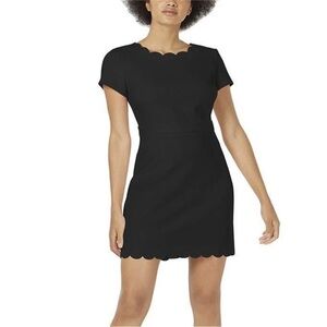 Maison Jules Womens Scalloped
Sheath Cocktail Dress NWT